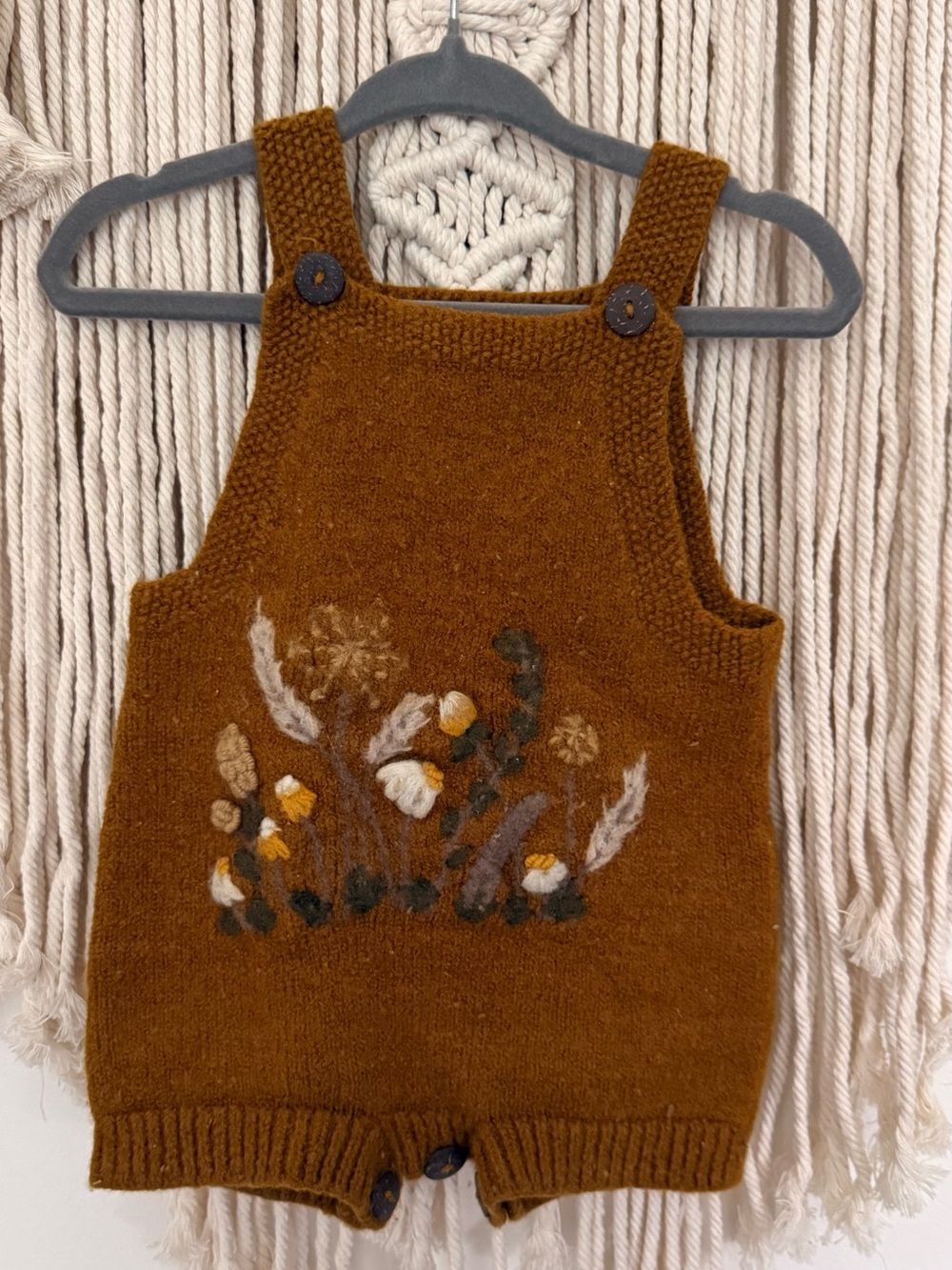 Shirley Bredal wool romper in wildflower